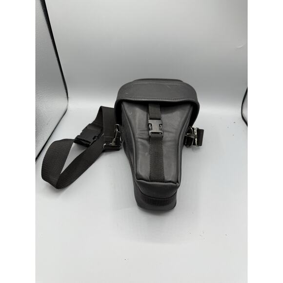 Vintage Black Camera Bag Case Padded Shoulder Strap for SLR Camera & Lens - Picture 1 of 7